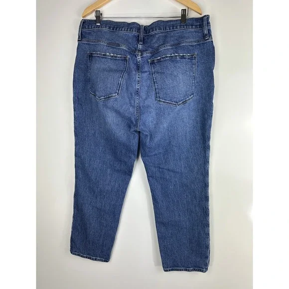 J. Crew Factory Slim Boyfriend Jean All-Day Stretch Plus Size 34 BT047 Blue Wash - Picture 9 of 12